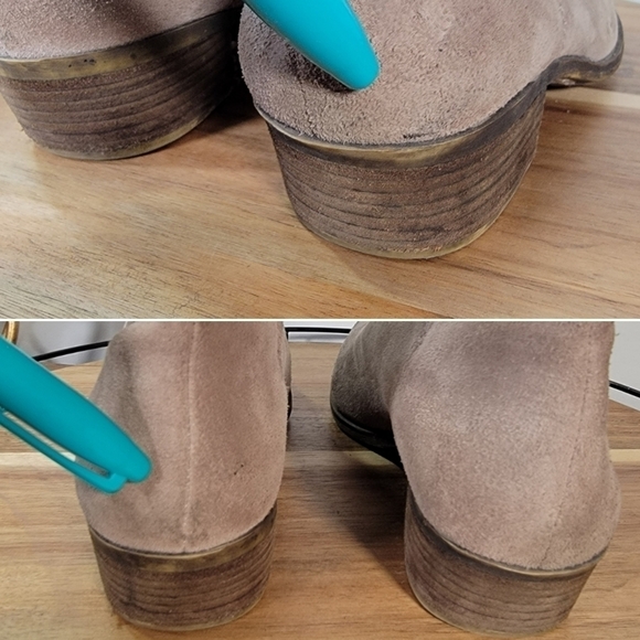 Lucky Brand Benissa Suede Ankle Boots Size 9.5 - Picture 13 of 17